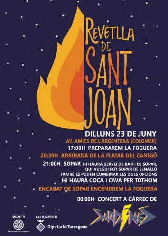 REVETLLA DE SANT JOAN A L’ARGENTERA REVETLLA DE SANT JOAN A L’ARGENTERA
